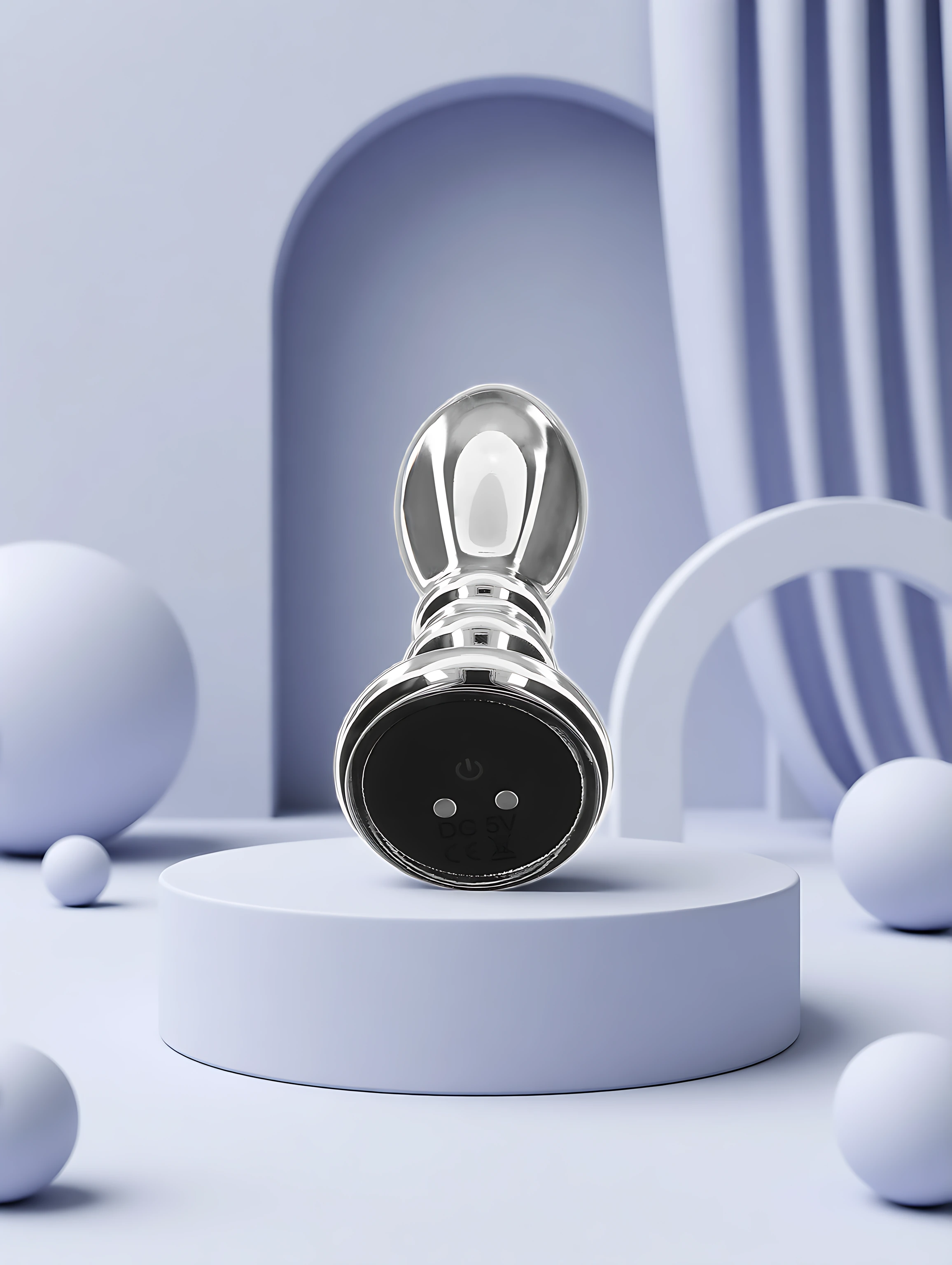 The Slider Vibrerende Plug Middel