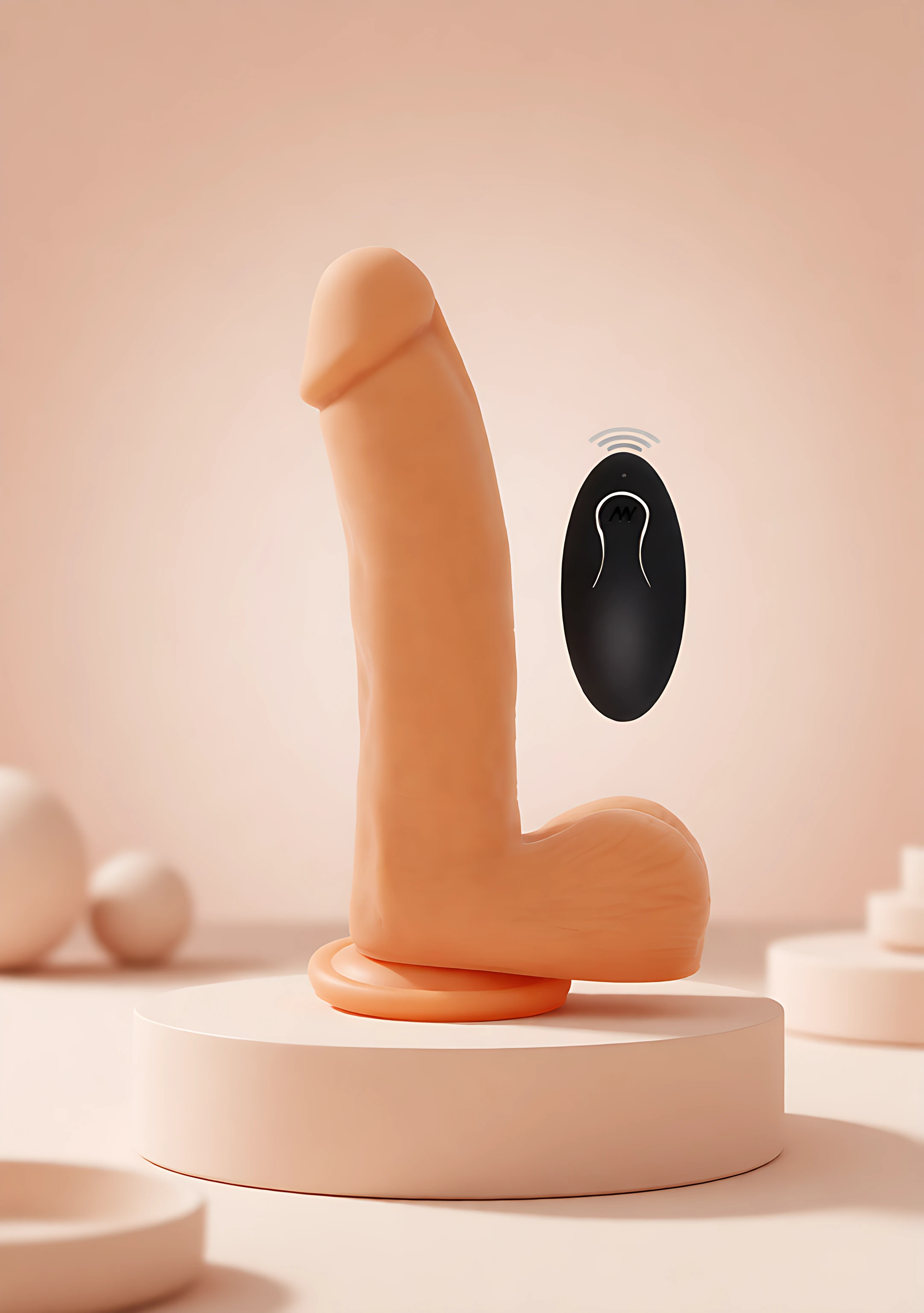 Naked Stotende Dildo Siliconen 19,5 cm