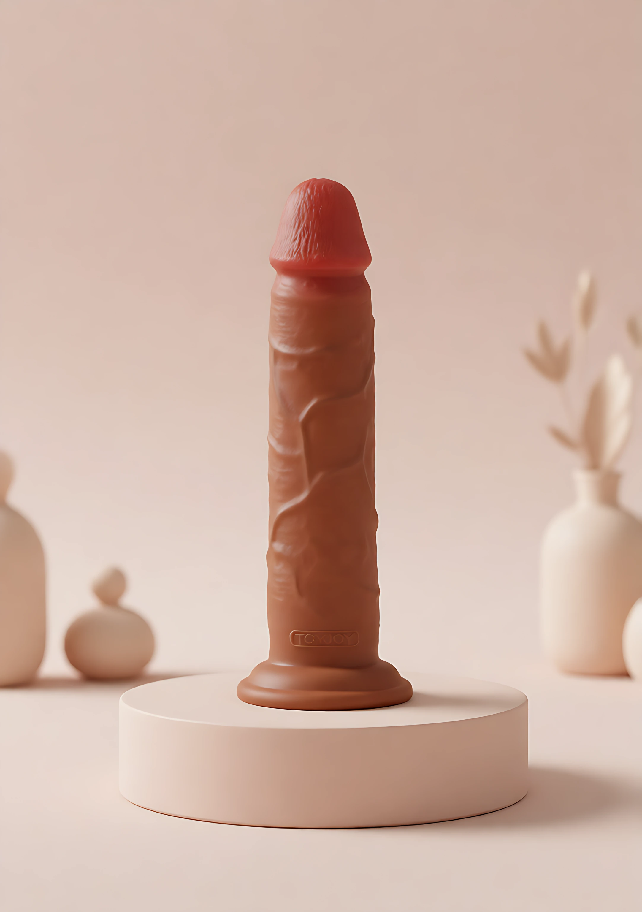 Foreskin Dong Vibrerende Siliconen 24 cm