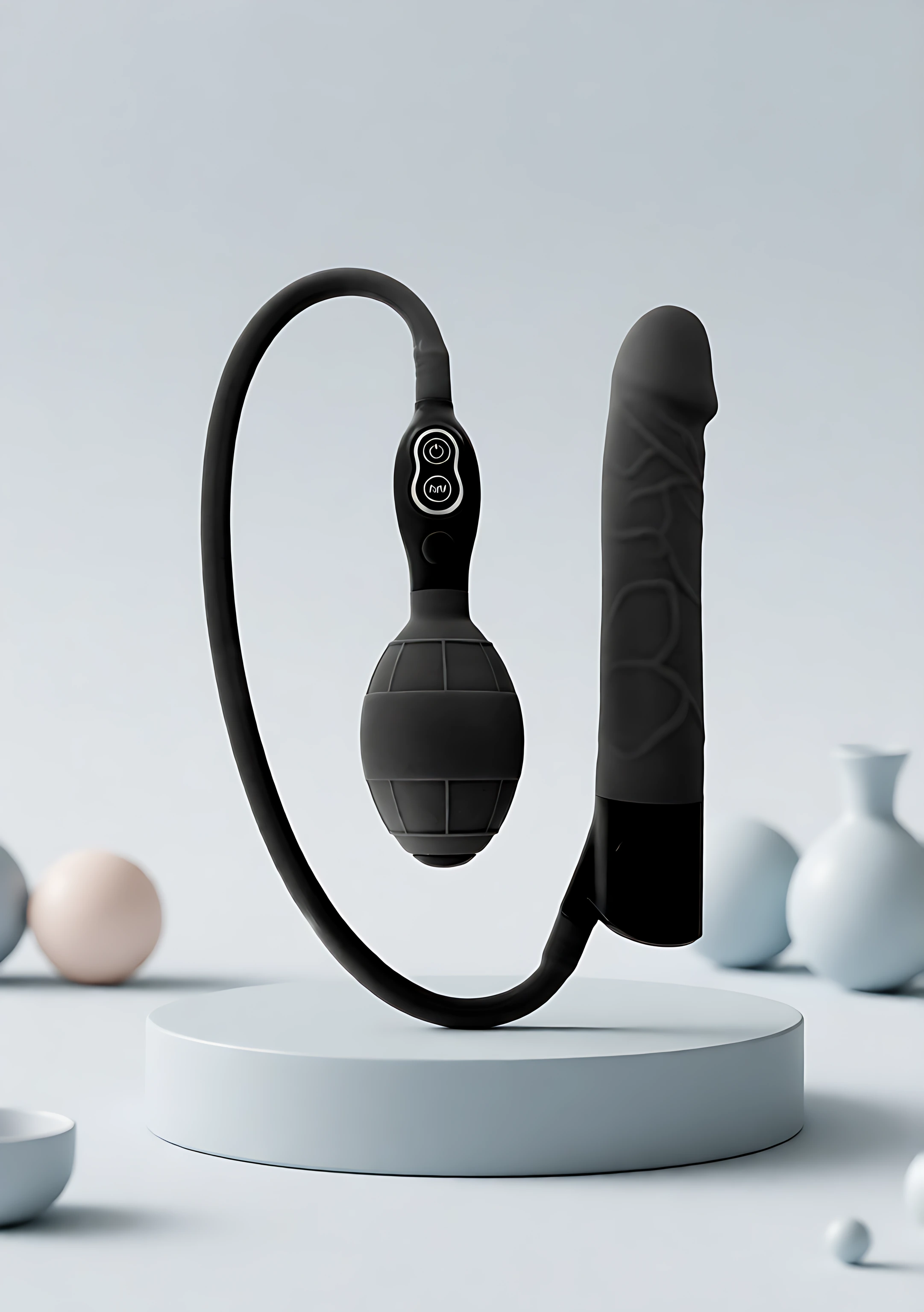 Opblaasbare Anale Vibrator
