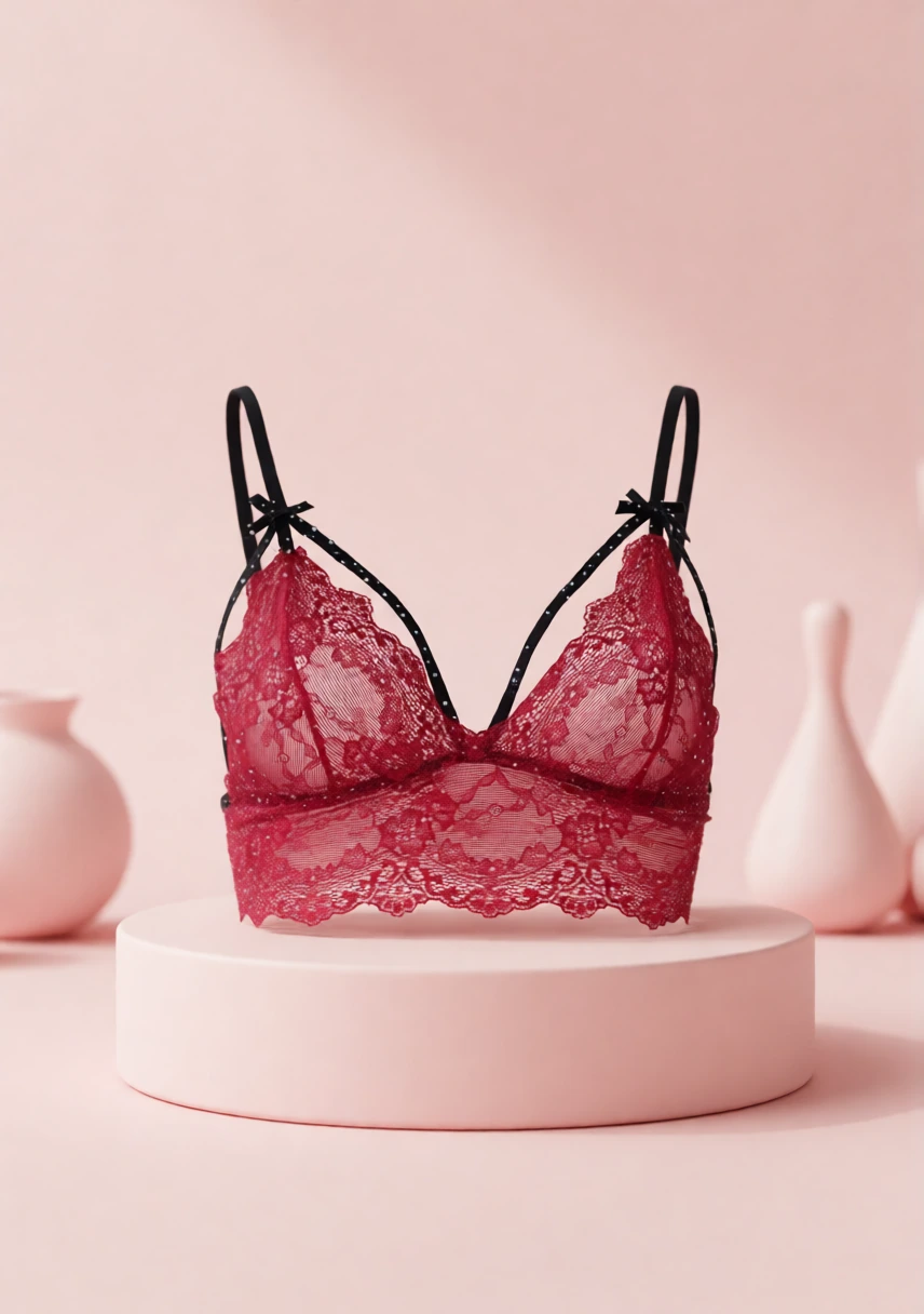 Strappy Bralette en String