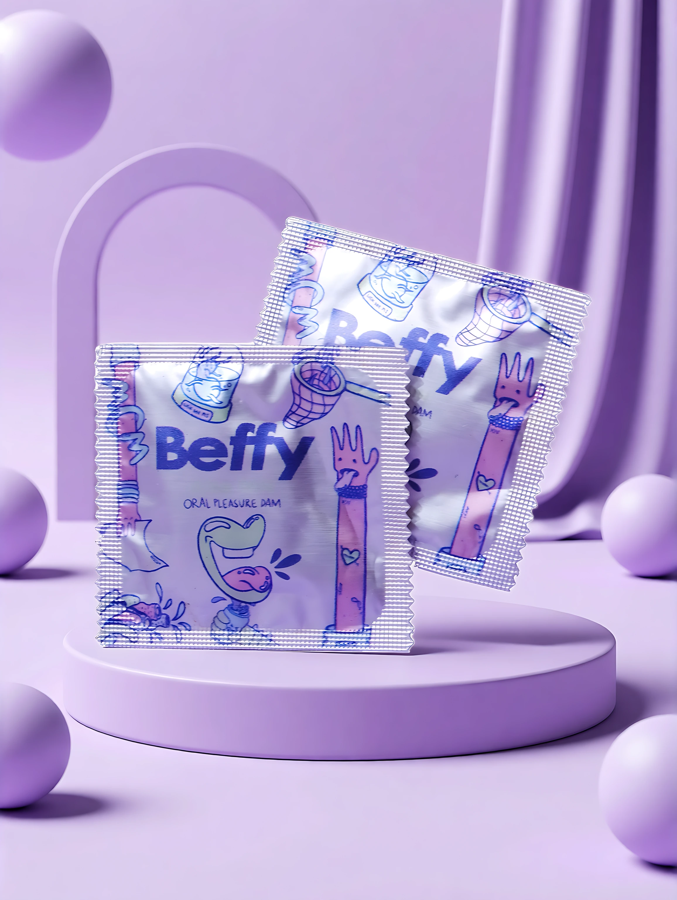 Beffy Oral Dams 2 stuks